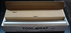 100' Type 321 Stainless Steel Tool Wrap 100' x 24" x .002 - Tool Wrap