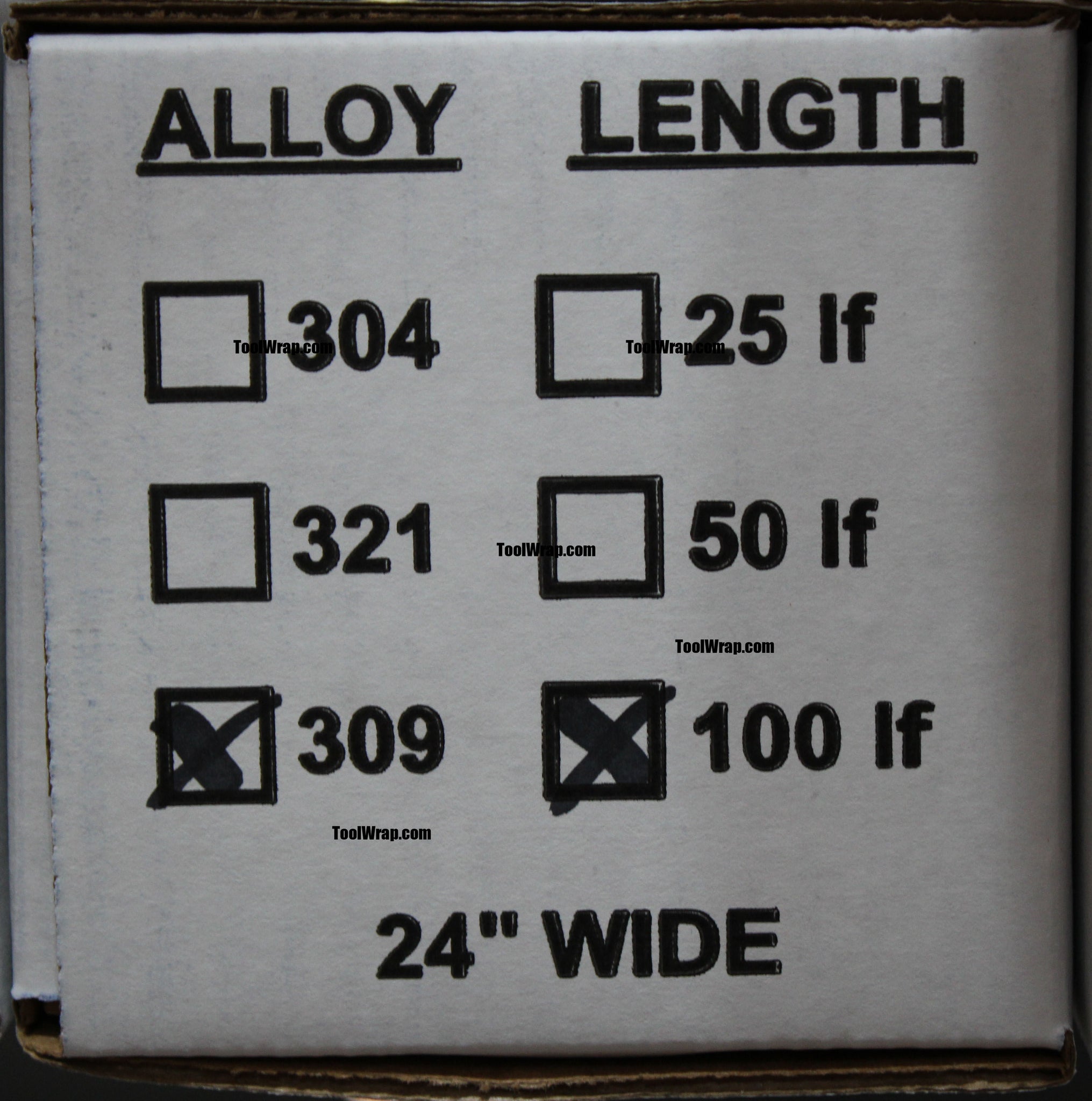 Heat Treat Foil (Tool Wrap) 309 - up to 2240F - Full rolls